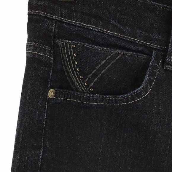 Gloria Vanderbilt Womens Jeans Alana Bootcut Size 6 Dark Wash Mid Rise Stretch - Picture 2 of 10